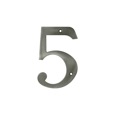 Deltana RN6-5U15A 6 House Number Antique Nickel, 10PK RN6-5U15A-XCP10